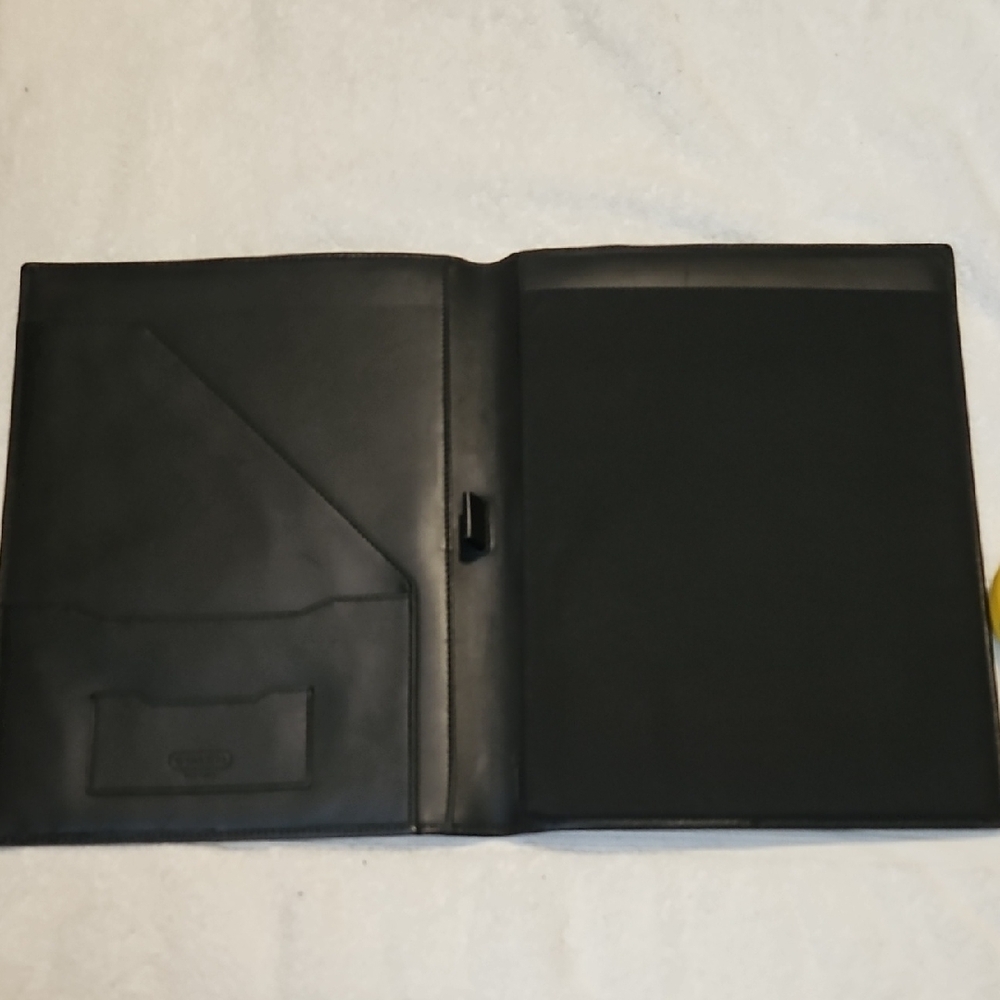 Coach Black Leather Document Folio - image 4